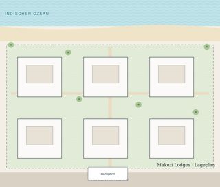 Lageplan Makuti Lodges · Lageplan