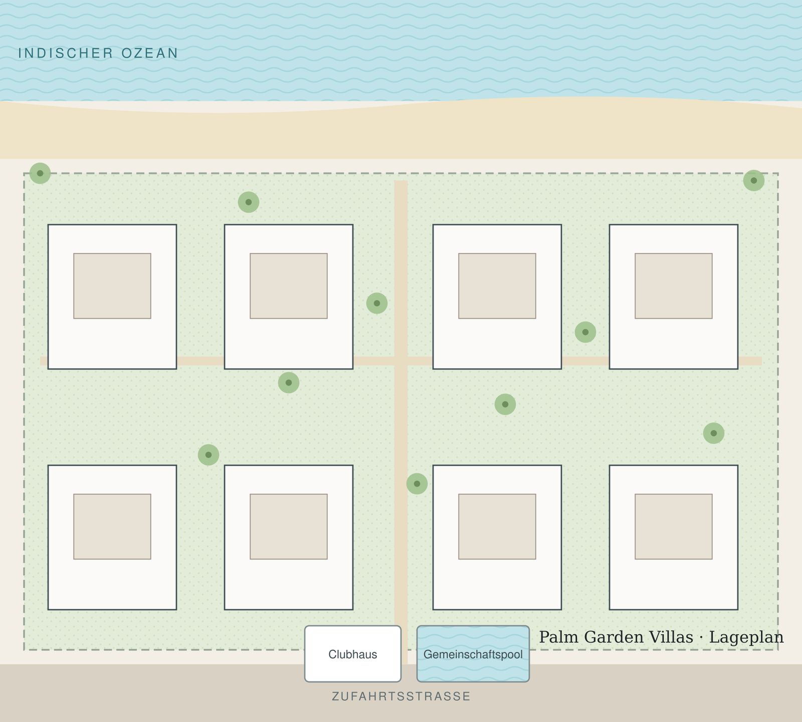 Lageplan Palm Garden Villas